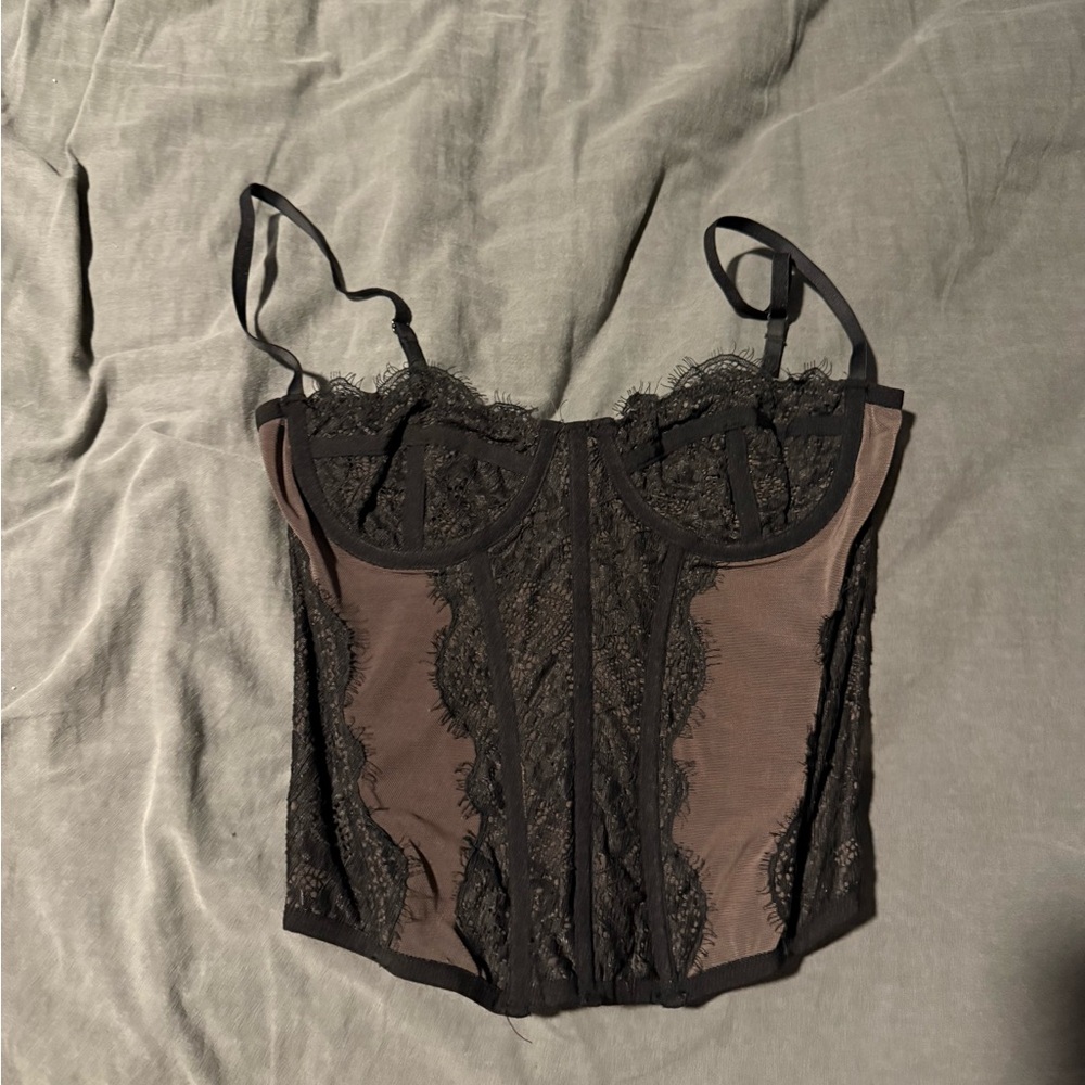 Out From Under Modern Love Corset - Urban Outfitters- Size Small